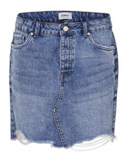 ONLY Sky Regular Denim Skirt Gonna Light Blue Denim Jeans 15170554 - Jeans